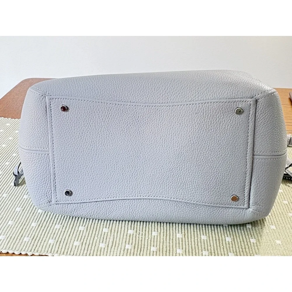 NWOT Kate Spade New York Dumpling Satchel Purse Large Gray